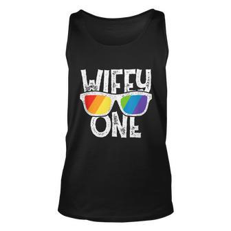 Wifey One Lesbian Pride Lgbt Bride Couple Unisex Tank Top - Monsterry