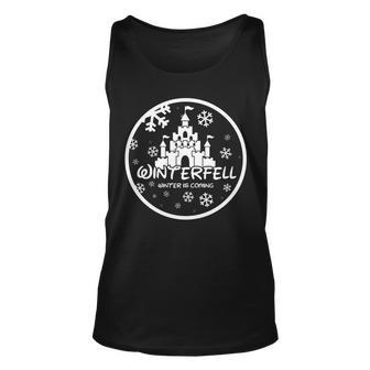 Winterfell Parody Logo Winter Is Coming Tshirt Unisex Tank Top - Monsterry