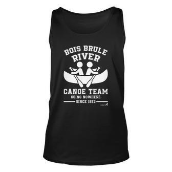 Wisconsin Bois Brule River Canoe Team T Unisex Tank Top | Mazezy