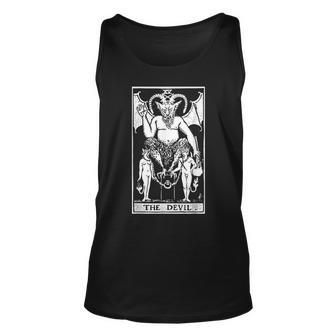 Witch-Craft Wiccan Card Witchy Gothic Scary Halloween Gifts Unisex Tank Top - Seseable