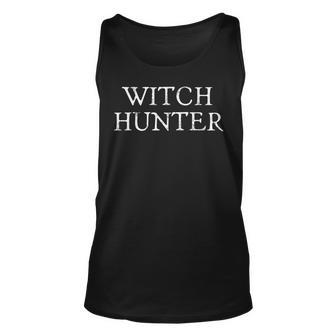 Witch Hunter Halloween Costume Gift Lazy Easy Unisex Tank Top - Seseable
