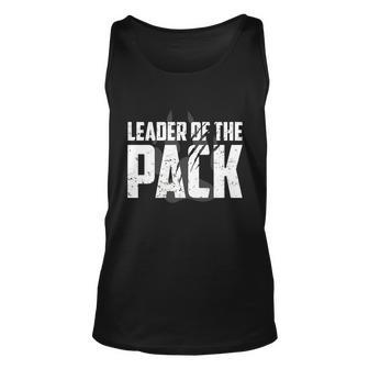 Wolf Pack Gift Design Leader Of The Pack Paw Print Design Meaningful Gift Unisex Tank Top - Thegiftio UK