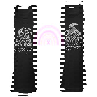 Woman Breast Cancer Support Squad Breast Cancer Men Women Tank Top Graphic Print Unisex - Thegiftio