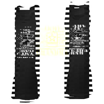 Women Proud Army Grandma United States Usa Flag Mother Unisex Tank Top - Thegiftio