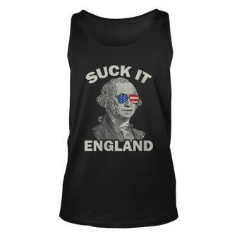 Womens 4Th Of July Suck It England Unisex Tank Top - Monsterry