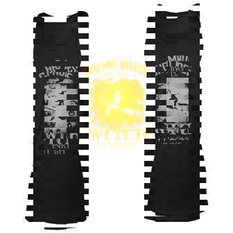 Womens Chemo Nurse By Day Witch By Night Funny Halloween Costume Unisex Tank Top - Seseable