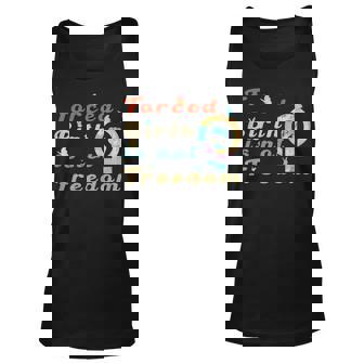 Womens Forced Birth Is Not Freedom Feminist Pro Choice Womens Right Unisex Tank Top - Thegiftio