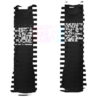 Womens Funny Somebodys Fine Ass Auntie Mom Saying Cute Mom Unisex Tank Top - Thegiftio