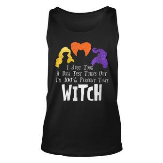 Womens I Just Took A Dna Test Turns Out Im 100 Percent That Witch Unisex Tank Top - Seseable