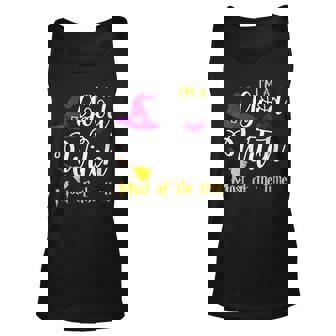 Womens Im A Good Witch Most Of The Time Funny Sayings Halloween Unisex Tank Top | Seseable CA