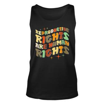 Womens Stars Stripes Reproductive Rights Are Human Rights Unisex Tank Top - Thegiftio UK