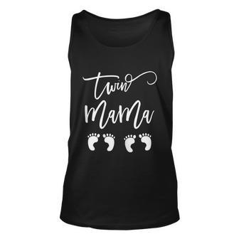 Womens Twin Mama Funny Saying For New Mom Twin Mom To Be Graphic Design Printed Casual Daily Basic Unisex Tank Top - Thegiftio UK