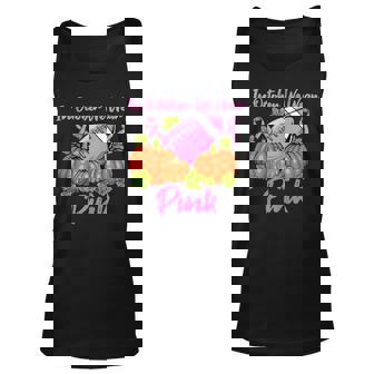 Womens Womens Breast Cancer Support In October We Wear Pink V2 Men Women Tank Top Graphic Print Unisex - Thegiftio