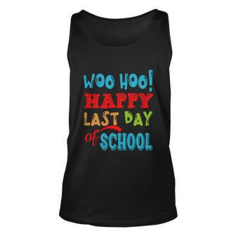 Woo Hoo Happy Last Day Of School Funny Gift For Teachers Cute Gift Unisex Tank Top - Monsterry CA