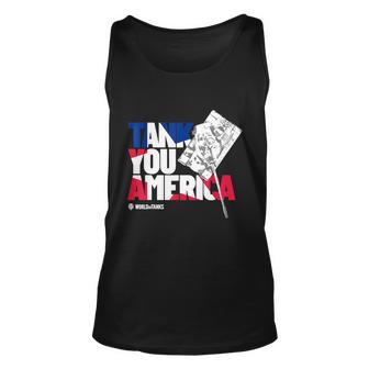 World Of Tanks 4Th Of July Tank You America Unisex Tank Top - Monsterry