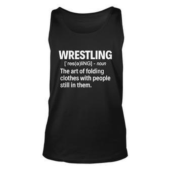 Wrestling Definition Great Gift Unisex Tank Top - Monsterry CA