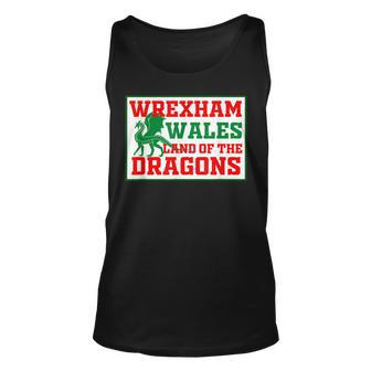 Wrexham Wales Welsh Gifts Men Women Tank Top Graphic Print Unisex - Thegiftio UK