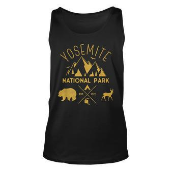 Yosemite National Park California Souvenir Gift Unisex Tank Top - Seseable