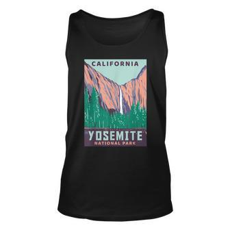 Yosemite National Park Us Vintage Usa California Parks Gift Unisex Tank Top - Seseable