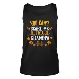 You Cant Scare Me Im A Grandpa Halloween Men Women Tank Top Graphic Print Unisex - Thegiftio UK
