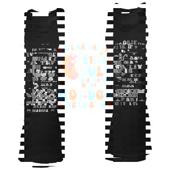 You Look Like 4Th Of July Makes Me Want A Hot Dog Real Bad V12 Unisex Tank Top - Seseable