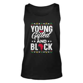 Young Gifted & Black African Pride Black History Month Unisex Tank Top - Thegiftio UK