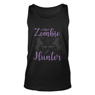 Zombie Hunter Funny Halloween Quote Unisex Tank Top - Monsterry CA