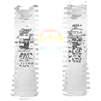Awesome Dads Have Beards And Tattoos Unisex Tank Top - Thegiftio