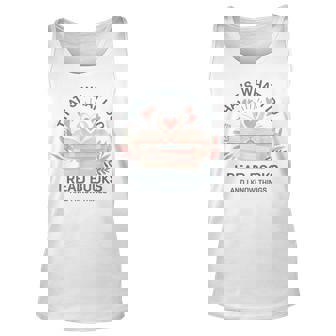 Back To School I Read Books And I Know Things Book Lovers Unisex Tank Top - Thegiftio