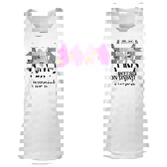 Breast Cancer On Wednesday We Wear Pink Ghost Halloween Men Women Tank Top Graphic Print Unisex - Thegiftio