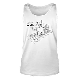 Cats On Synthesizers In Space Cat Owner Unisex Tank Top - Seseable