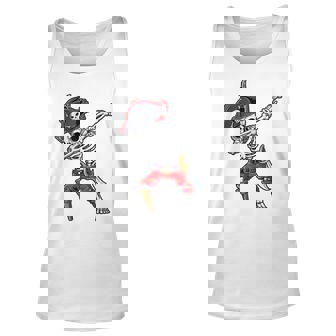 Dabbing Skeleton Pirate T Shirt Halloween Kids Jolly Roger Men Women Tank Top Graphic Print Unisex - Thegiftio