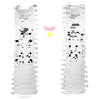 Dalmatian Costume Funny Halloween Puppy Dog Men Women Kids Men Women Tank Top Graphic Print Unisex - Thegiftio