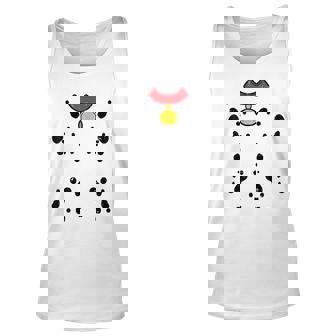 Dalmatian Costume Funny Halloween Puppy Dog Men Women Kids V2 Men Women Tank Top Graphic Print Unisex - Thegiftio