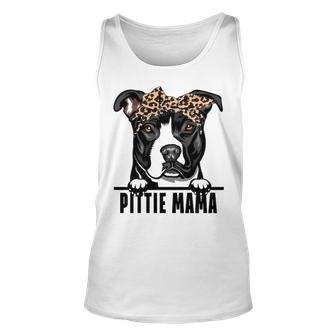 Dogs 365 Pitbull Dog Pittie Mama Pit Bull Dog Mom Sweat Unisex Tank Top - Thegiftio UK