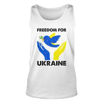 Freedom For Ukraine Unisex Tank Top - Monsterry AU