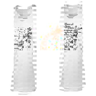 Giraffe Autism Mom Graphic Unisex Graphic Design Printed Casual Daily Basic Unisex Tank Top - Thegiftio