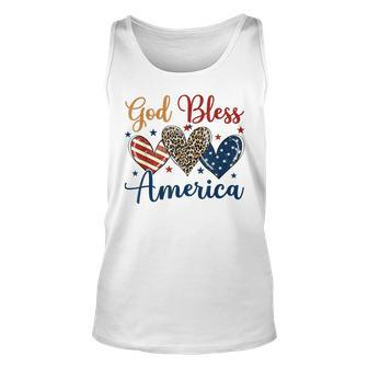 God Bless America Patriotic 4Th Of July American Christians Unisex Tank Top - Seseable