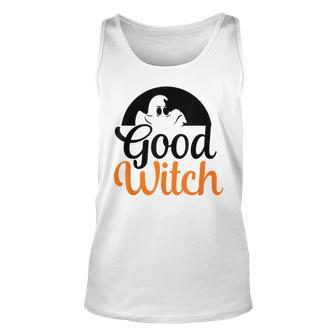 Good Witch Witch Pumpkin Funny Halloween Unisex Tank Top - Seseable
