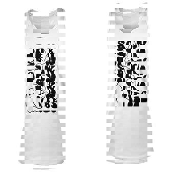 Groovy Spooky Vibes Boo Ghost Spooky Season Funny Halloween Unisex Tank Top - Seseable