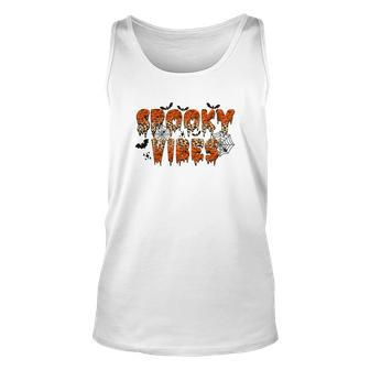 Halloween Funny Thick Thights And Spooky Vibes Unisex Tank Top - Seseable