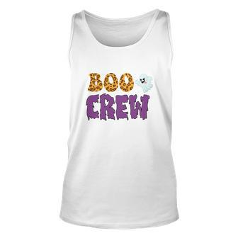Halloween Gift Boo Crew Cute Boo Unisex Tank Top - Seseable