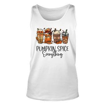 Halloween Pumpkin Spice Everything Thanksgiving Unisex Tank Top - Thegiftio UK