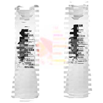 I Am Black Woman Beautiful Magical Intelligent Unisex Tank Top - Thegiftio
