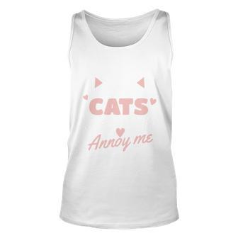I Love Cats It Is People Who Annoy Me Animals Cute Cat Unisex Tank Top - Monsterry AU