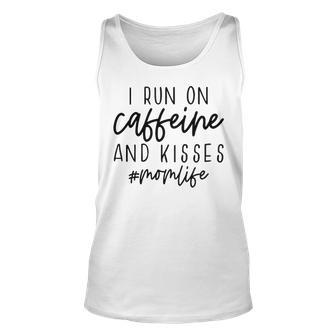 I Run On Caffeine And Kisses V2 Unisex Tank Top - Seseable