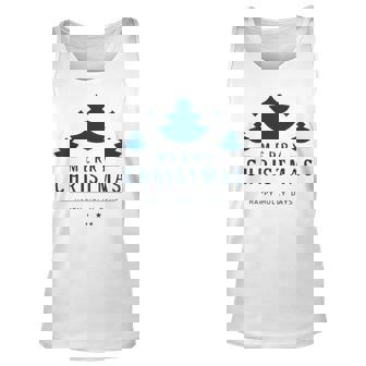 Merry Christmas Happy Holly Day T- Unisex Tank Top - Thegiftio