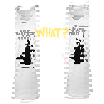 Murderous Cat With Bloody Knife Murderous Black Cat Meme Unisex Tank Top - Thegiftio UK