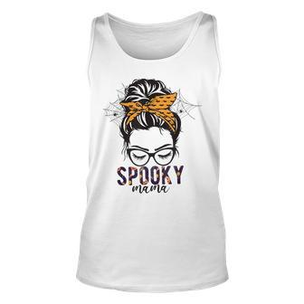 One Spooky Mama Spooky Mom Funny Mom Halloween Unisex Tank Top - Seseable