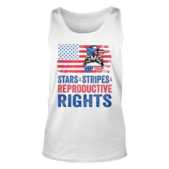 Patriotic 4Th Of July Stars Stripes Reproductive Right V2 Unisex Tank Top - Seseable